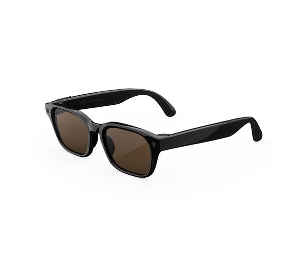 An image of META Adventurer (Large) Glasses - Classic Black, Brown Lenses
