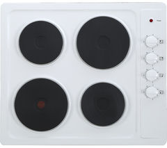 ESSENTIALS CSPHOBW15 Electric Solid Plate Hob - White