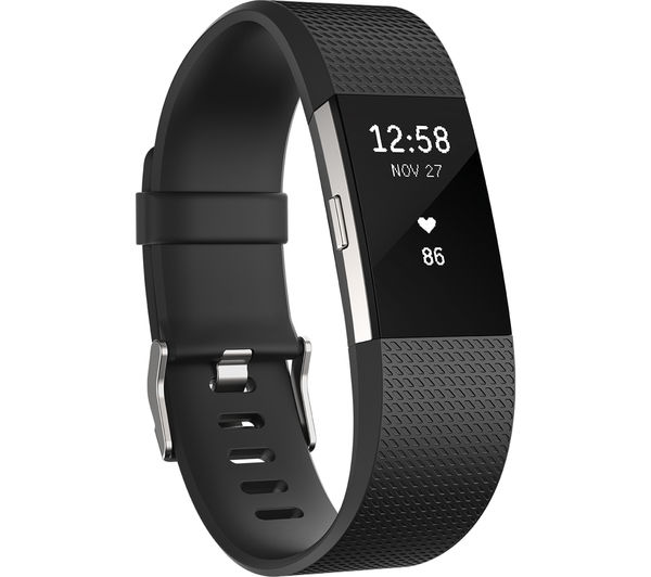 150425 - FITBIT Charge 2 - Black, Large 
