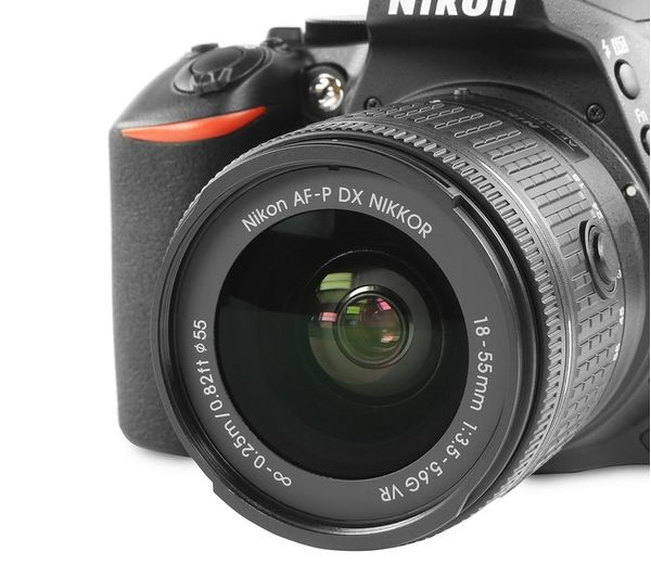 NIKON D5600 DSLR Camera with DX 18-55 mm f/3.5-5.6G VR ...