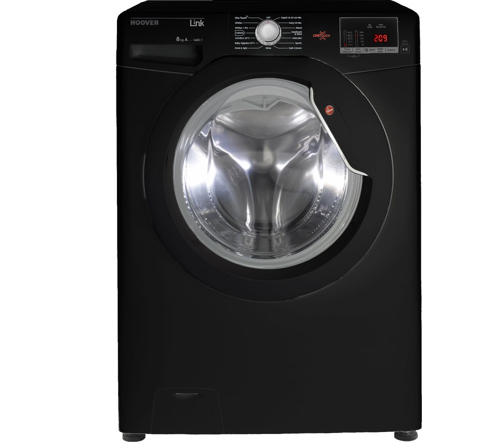 HOOVER Dynamic Link DHL 1482DBB NFC 8 kg 1400 Spin Washing Machine – Black, Black