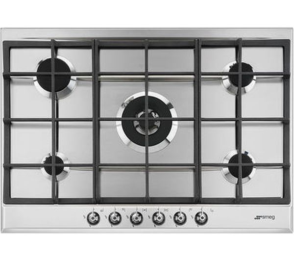 SMEG P372XGH Gas Hob - Stainless Steel, Stainless Steel