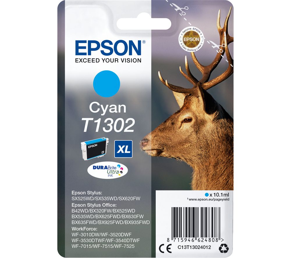EPSON Stag T1302 Cyan Ink Cartridge