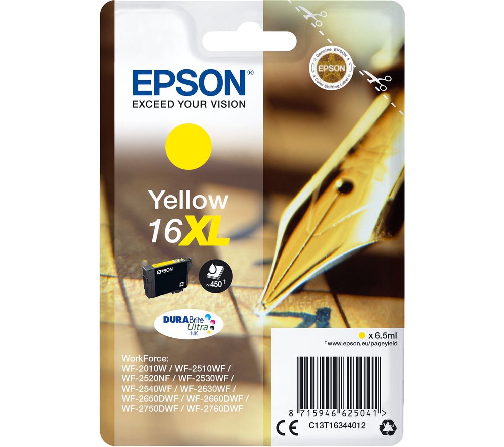 EPSON XL Pen & Crossword 16 Yellow Ink Cartridge review