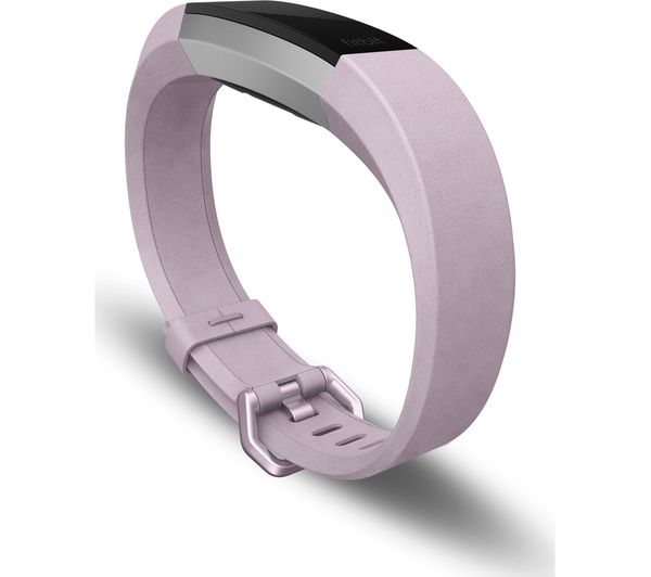 FITBIT Alta HR Leather Band - Lavender, Small Deals | PC World