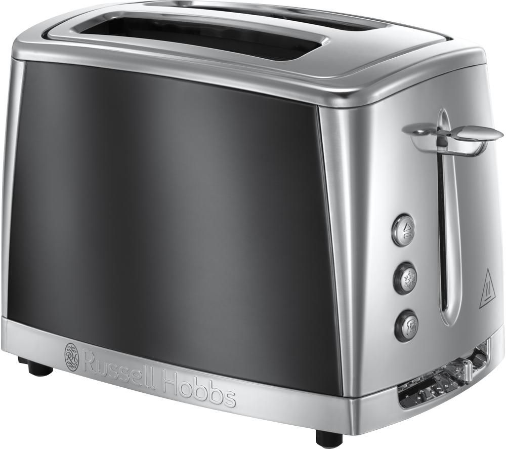 RUSSELL HOBBS Luna 23221 2-Slice Toaster - Moonlight Grey, Grey