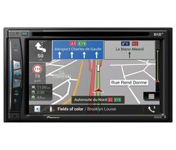 PIONEER AVIC-Z720DAB Smart Bluetooth Car Radio with Sat Nav - Black, Full Europe Maps