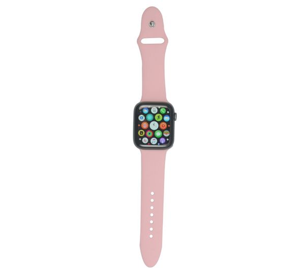 XQISIT Apple Watch 38 / 40 mm Silicone Strap - Pink, Small