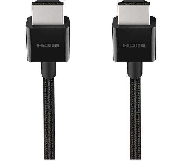 Buy Belkin Braided Avbt2m Blk High Speed Hdmi Cable 2 M Free Delivery Currys