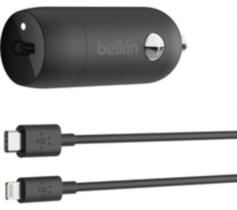 BELKIN CA003bt04BK Lightning Car Charger - 1.2 m