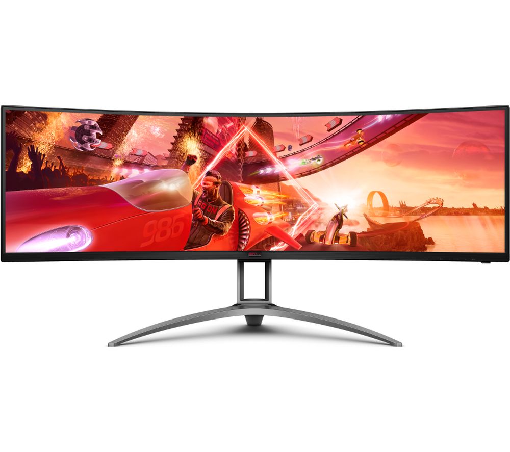 AG493QCX Wide Full HD 49" Curved VA LCD Gaming Monitor - Black