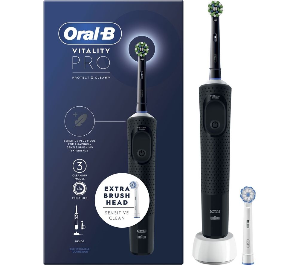 Vitality Pro Electric Toothbrush - Black