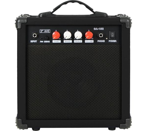 3rd Avenue 15 W Combo Guitar Practice Amplifier Black