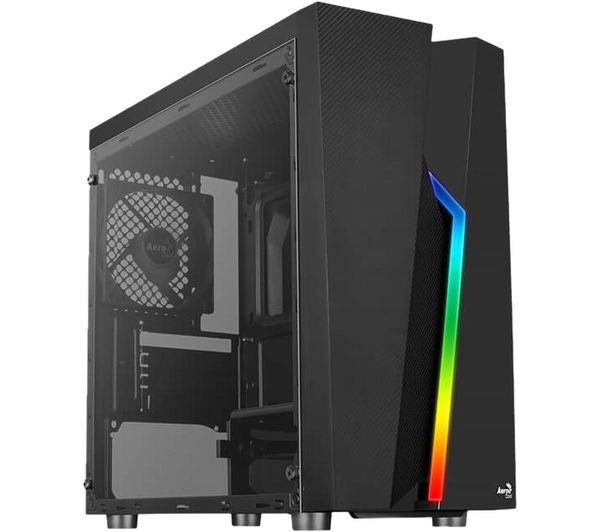 Aerocool Bolt Mini Tempered Glass Micro Atx Mini Tower Pc Case Black