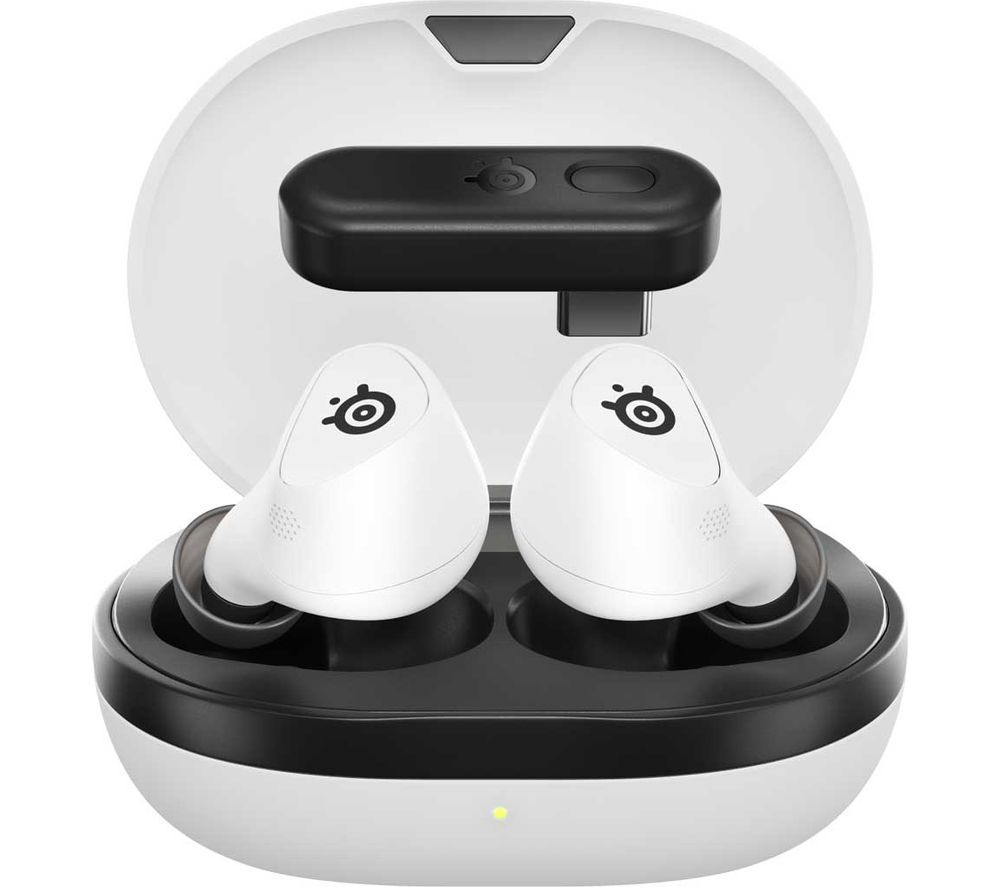 Arctis GameBuds Wireless Noise-Cancelling Gaming Earbuds for PS5 - White