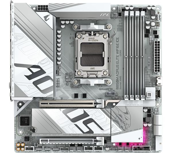 Gigabyte Aorus Elite Wifi6e Ice B850m Am5 Motherboard