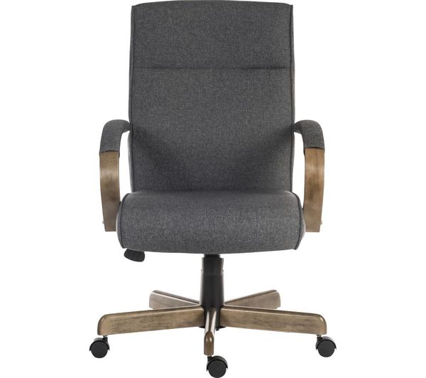 Teknik Grayson Fabric Reclining Executive Chair Grey Driftwood