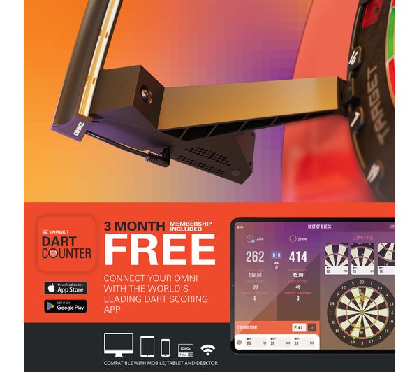 TARGET Omni Smart Dartboard Auto Scoring System - 460011 - Currys Business
