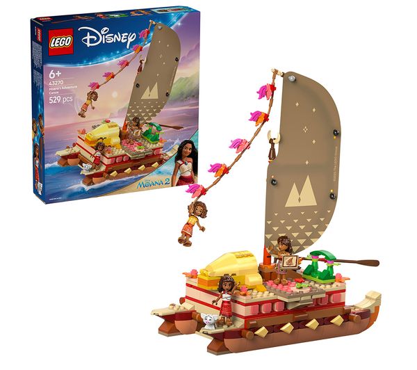 Lego Disney Princess 43270 Moanas Adventure Canoe Set