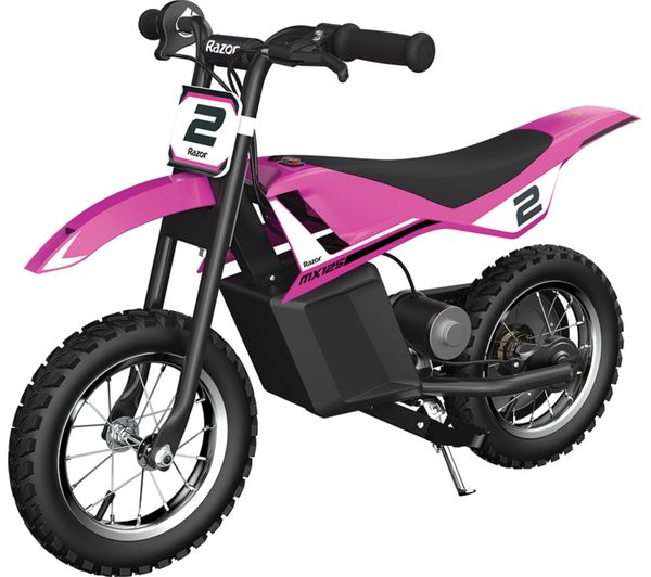 An image of RAZOR Dirt Rocket MX125 Electric Kids Motorbike - Pink