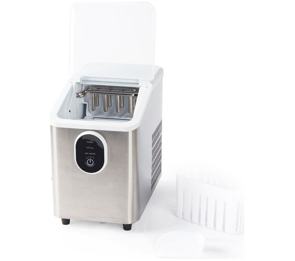 An image of SALTER EK6760 Electric Ice Cube Maker - Stainless Steel