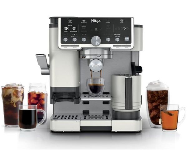 An image of NINJA Luxe Café Pro Series ES701UKWH Bean to Cup Coffee Machine - White