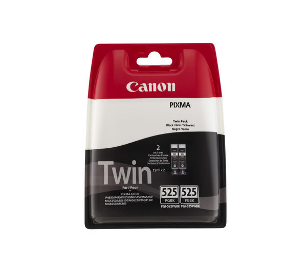 Image of CANON PGI-525 Black Ink Cartridge - Twin Pack