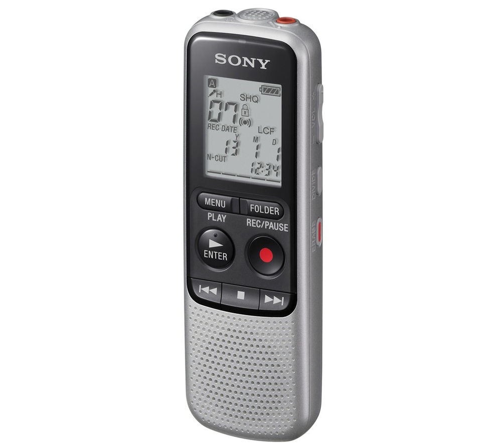 SONY ICDBX140 Digital Voice Recorder - Silver