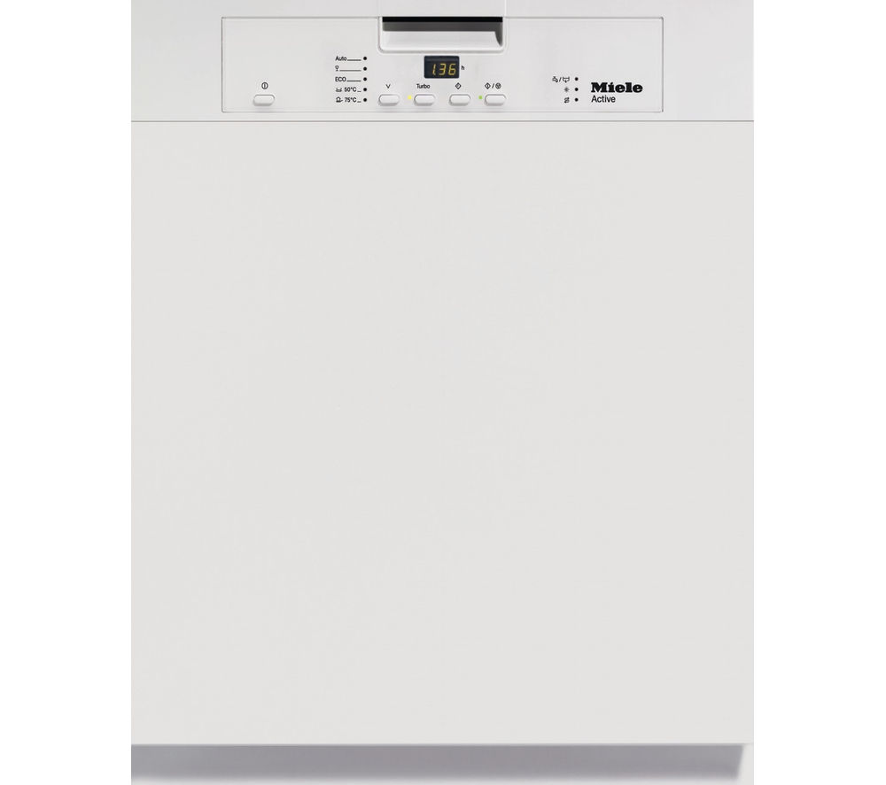 MIELE G4203i Full-size Semi-integrated Dishwasher – White, White