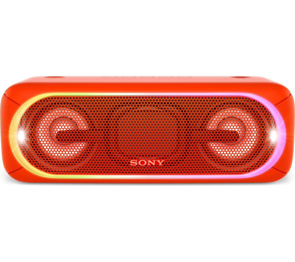 SONY EXTRA BASS SRS-XB40 Portable Bluetooth Wireless Speaker - Red, Red