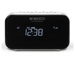 ROBERTS ORTUS1 DAB+/FM Clock Radio - White