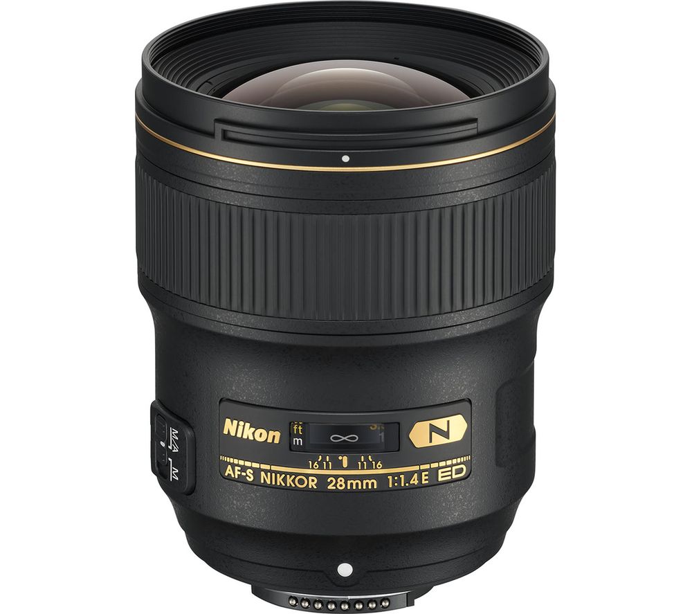 NIKON AF-S NIKKOR 28 mm f/1.4E ED Wide-angle Prime Lens