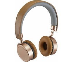 GOJI Collection GTCONRG18 Wireless Bluetooth Headphones - Rosegold