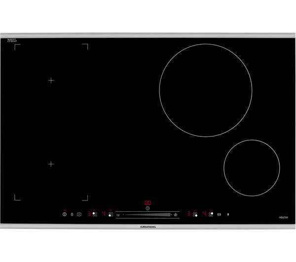 GRUNDIG GIEI824470HX Electric Induction Hob - Black, Black