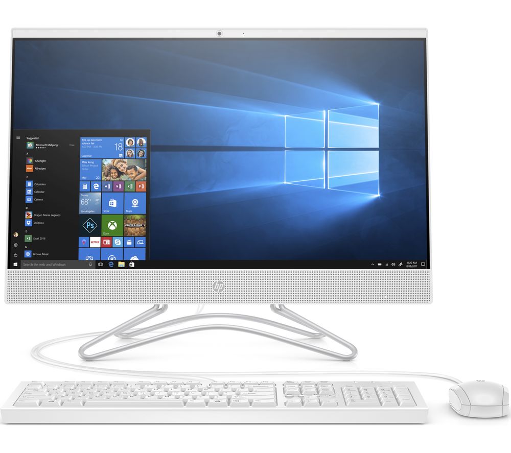 HP 24-f0014na 23.8″ Intel® Core i5 All-in-One PC – 2 TB HDD, White, White