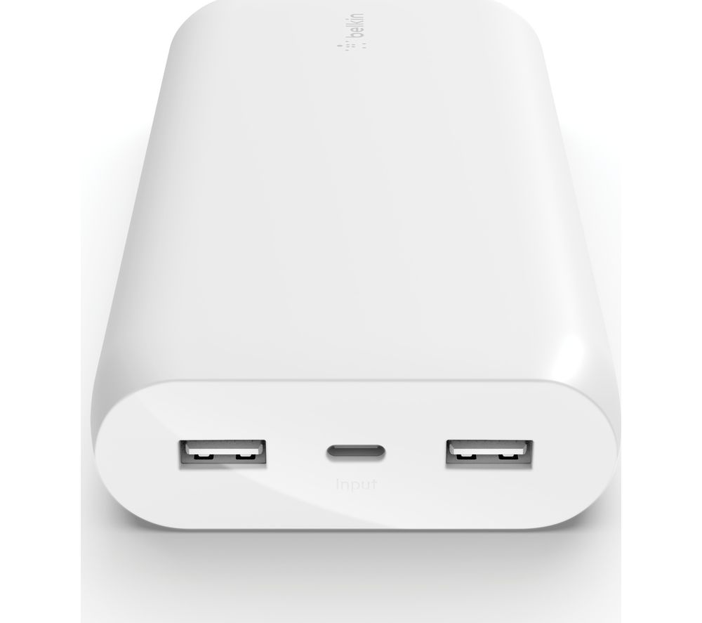 BELKIN BPB003btWT Portable Power Bank - White, White