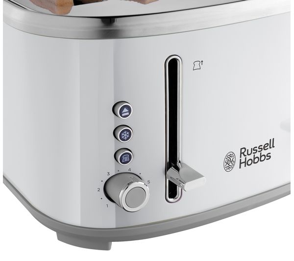 Buy RUSSELL HOBBS Bubble 24410 4Slice Toaster White Free Delivery