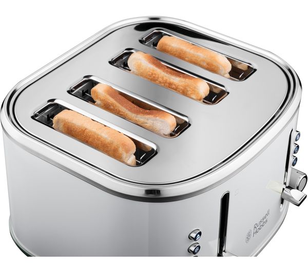 Buy RUSSELL HOBBS Bubble 24410 4Slice Toaster White Free Delivery