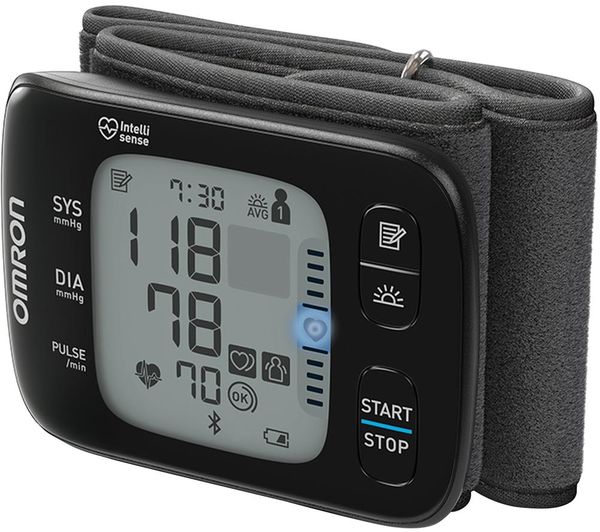 Omron Rs7 Intelli It Wrist Blood Pressure Monitor Black