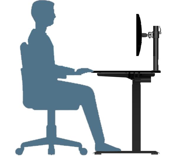 LPOWER21 LOGIK LPOWER21 Height Adjustable Desk Black Currys Business LPOWER21 LOGIK LPOWER21 Height Adjustable Desk Black Currys Business