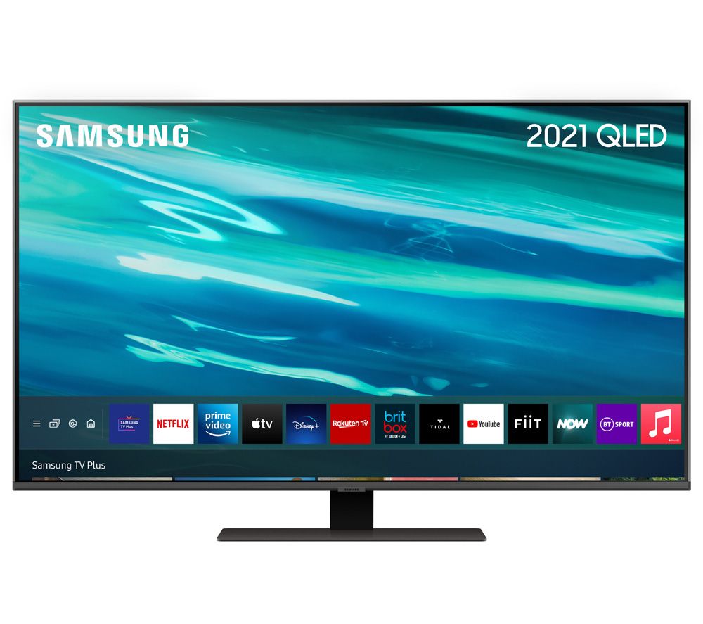 50" SAMSUNG QE50Q80AATXXU  Smart 4K Ultra HD HDR QLED TV with Bixby, Alexa & Google Assistant