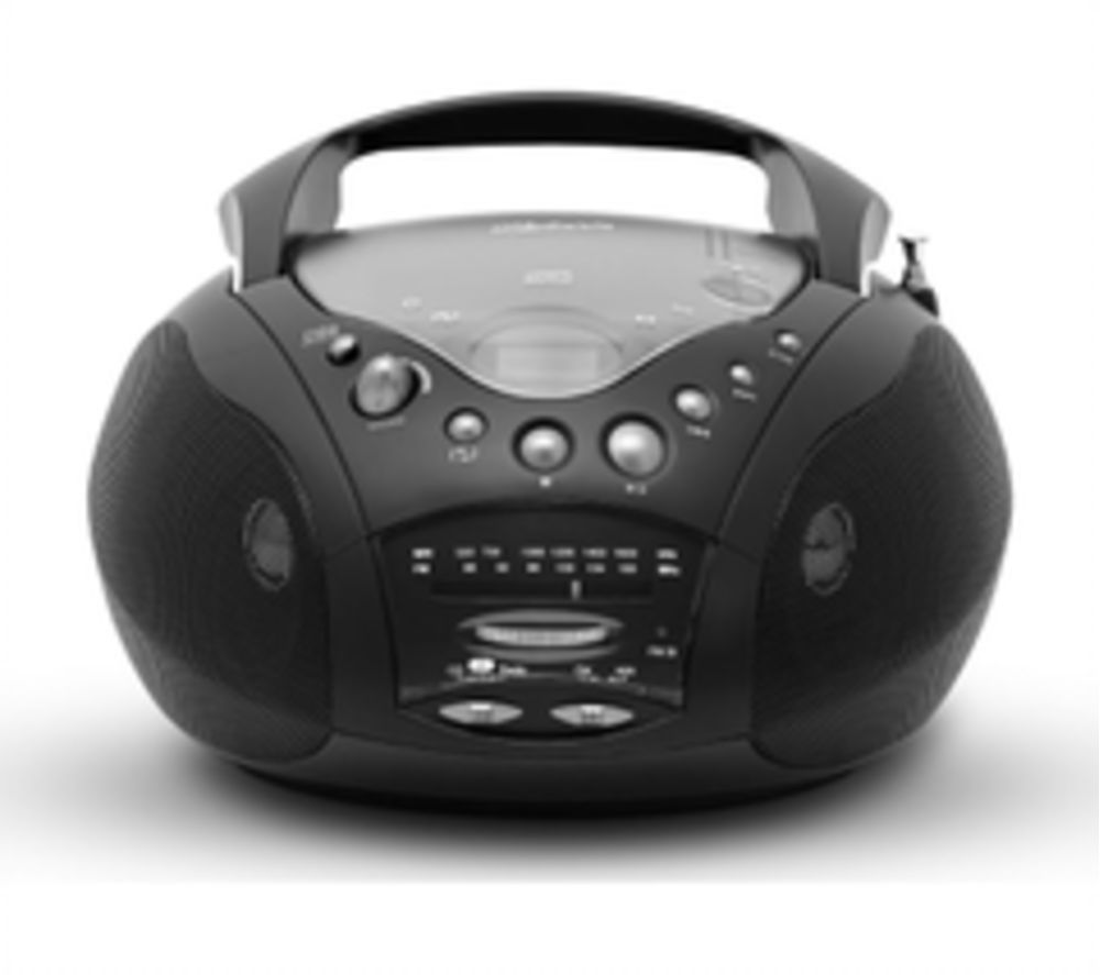 Buy ROBERTS CD9959BK Portable FM/AM Boombox Black | Free | Currys