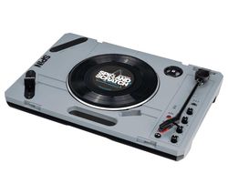 Spin Portable Belt Drive Turntable - Grey