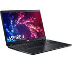 £649, ACER Aspire 3 15.6inch Laptop - Intel® Core™ i7, 512 GB SSD, Black, Free Upgrade to Windows 11, Intel® Core™ i7-1065G7 Processor, RAM: 8 GB / Storage: 512 GB SSD, Full HD screen, Battery life: Up to 8 hours, n/a