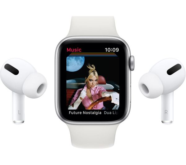 MKQ23B/A - APPLE Watch SE - Silver with Pure Platinum & Black Nike