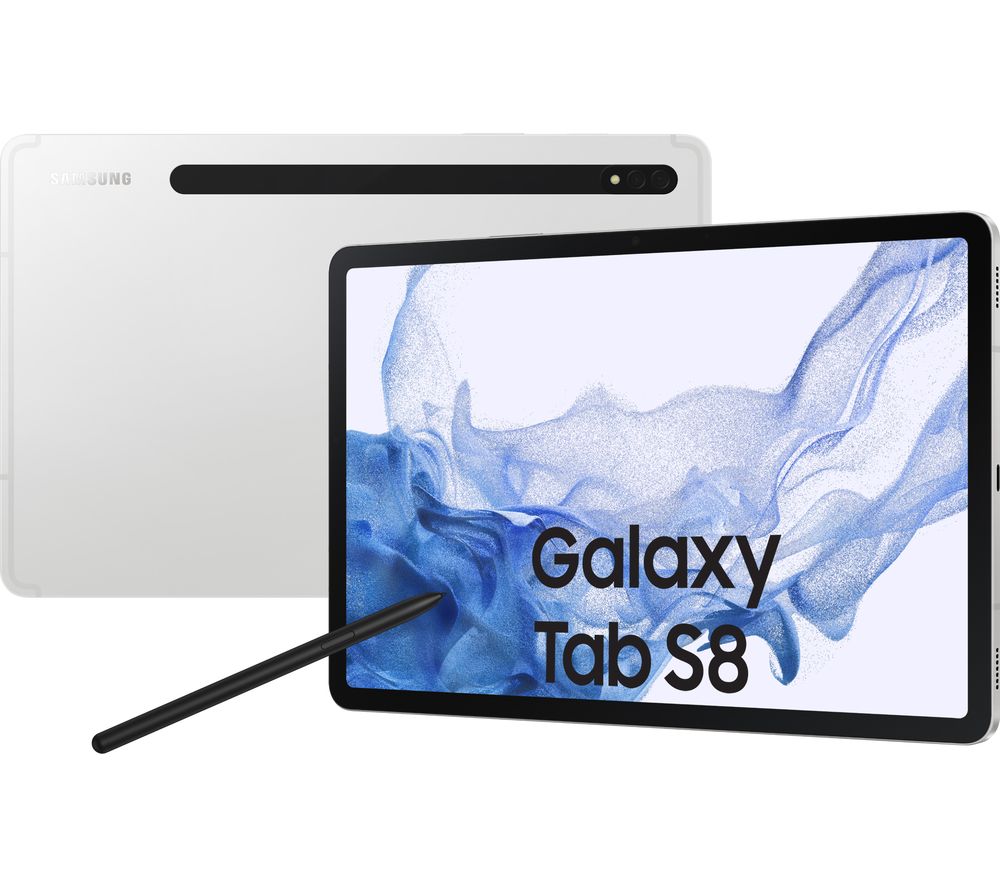 Galaxy Tab S8 11" Tablet - 256 GB, Silver
