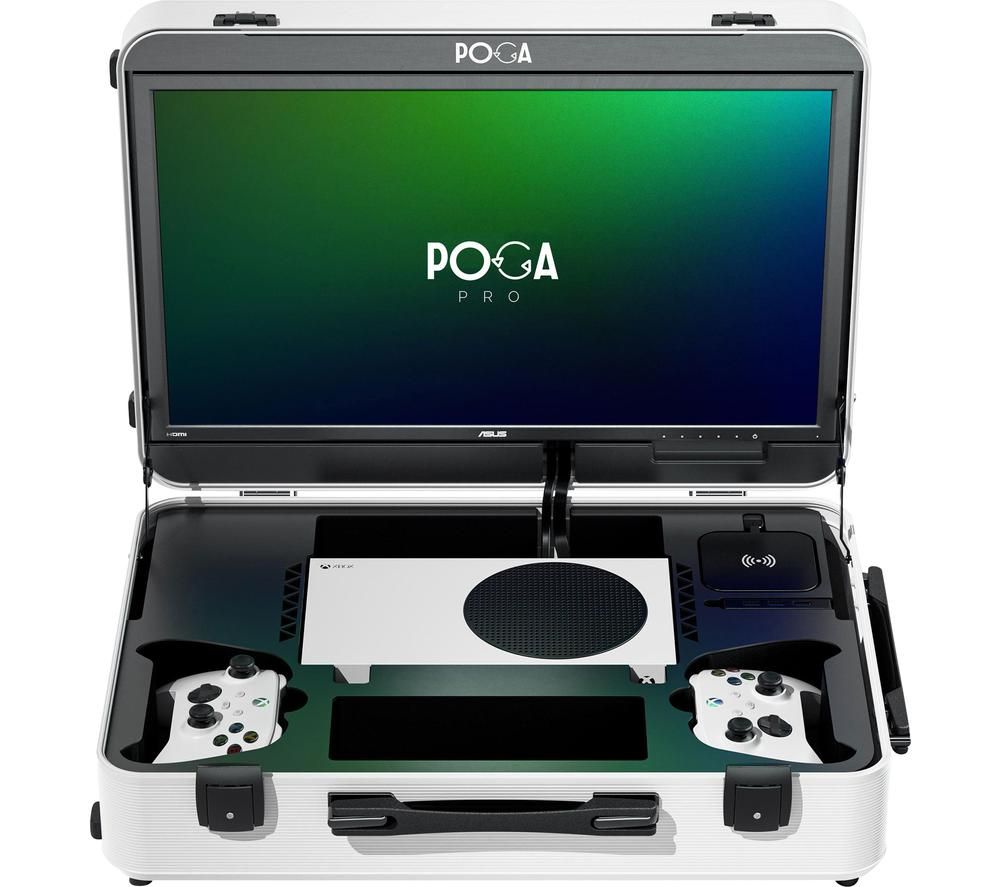 POGA PRO Xbox Series S Full HD 21.5" Gaming Monitor & Case - White