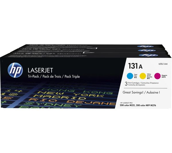 Hp 131a Cyan Magenta Yellow Ink Cartridges Multipack