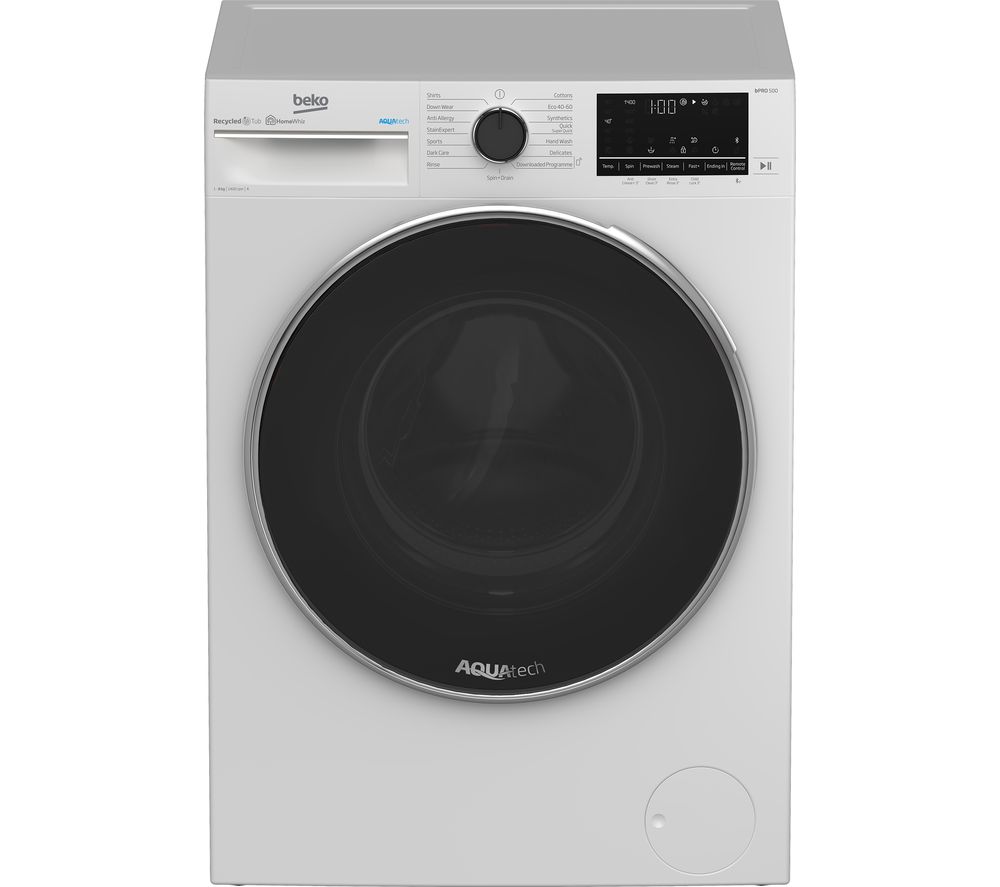 Pro Aquatech B5W5841AW Bluetooth 8 kg 1400 Spin Washing Machine - White