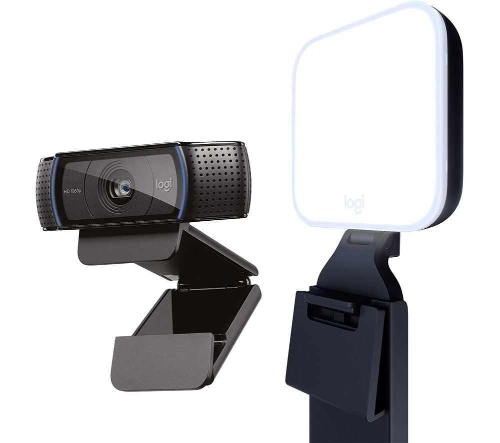 Pro C920 Full HD Webcam & Litra Glow Streaming Light Bundle